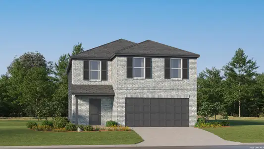 New construction Single-Family house 3541 Hilts Trl, New Braunfels, TX 78130 plan Barlow - image