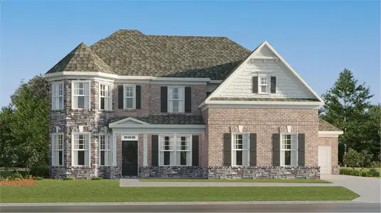 New construction Single-Family house 205 Deer Valley Run, Canton, GA 30115 plan Azalea - image