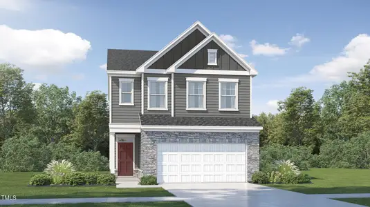 New construction Single-Family house 41 Beachcomber Dr, Lillington, NC 27546 Chadwick- photo 0