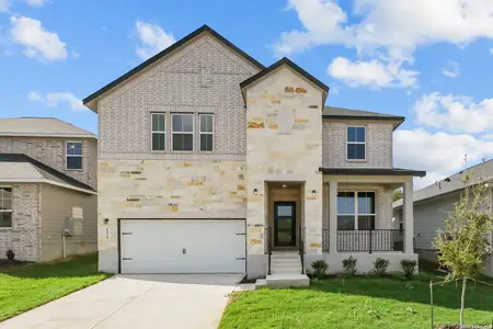 New construction Single-Family house 6434 Lowrie Block, San Antonio, TX 78239 plan The Sequoia C - image