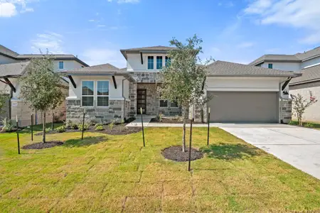 New construction Single-Family house 209 Smoke Signal Ct, Liberty Hill, TX 78642 plan Rainey - image