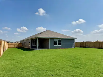 New construction Single-Family house 129 Boondoggle Rdg, Cedar Creek, TX 78612 plan The Hughes (841) - image