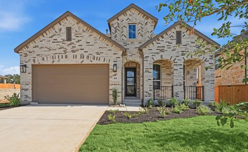 New construction Single-Family house 809 Jackson River Lp, Kyle, TX 78640 plan Amberley - image