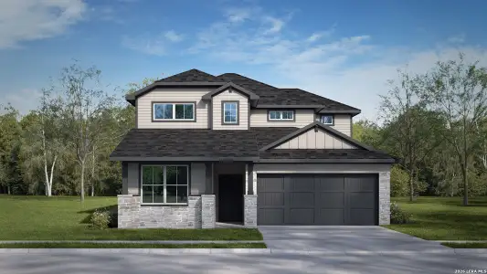 New construction Single-Family house 340 Yellowstone Dr, Kyle, TX 78640 plan The Wilson II - image