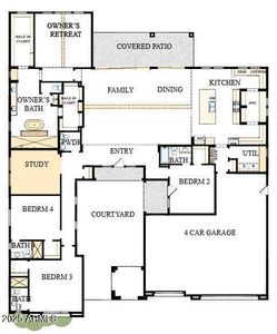 New construction Single-Family house 18133 E Silver Creek Ln, Queen Creek, AZ 85142 plan The Stargazer - image