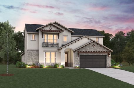 New construction Single-Family house 42115 Nokona Wy, Todd Mission, TX 77316 plan Westbury - image