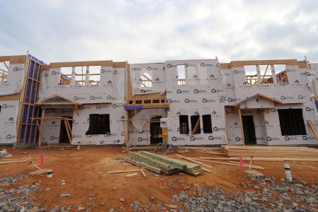 New construction Townhouse house 3193 Mission Olive Pl, New Hill, NC 27562 Hazelnut - Townhome Series- photo 4 4