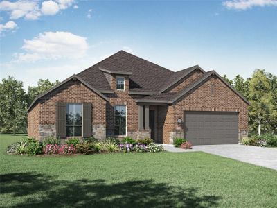 New construction Single-Family house 137 Cloverton Cres, Hutto, TX 78634 Canterbury Plan- photo 0