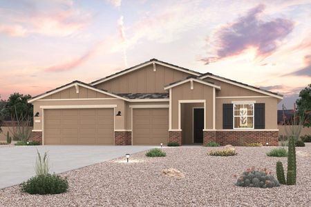 New construction Single-Family house 3461 S. 177 Ave, Goodyear, AZ 85338 Everglade- photo 0