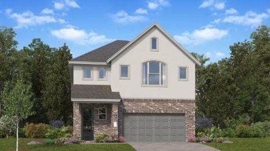 New construction Single-Family house 18097 Trepito Ave, New Caney, TX 77357 Haven II- photo 0