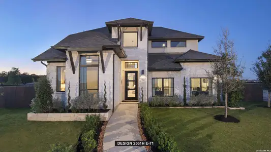 New construction Single-Family house 326 White Barn Cv, Boerne, TX 78006 plan 2561H - image