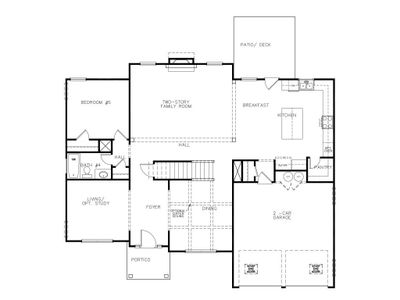 New construction Single-Family house 3260 Lions Ruby Ln, Atlanta, GA 30349 plan The Wynward - image 3