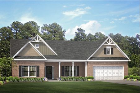 New construction Single-Family house 1112 Moss Side Way, Hoschton, GA 30548 - photo 0