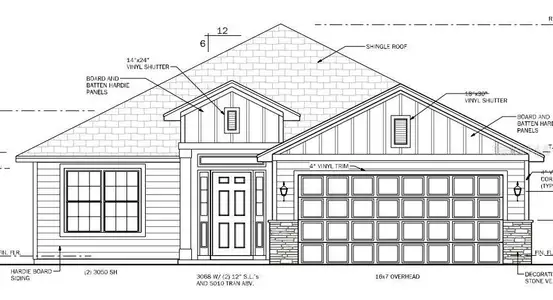 New construction Single-Family house 569 Sw Bellflower Dr, Lake City, FL 32024 plan 2117 - image