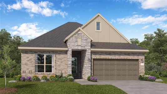 New construction Single-Family house 26302 Forest Brush Lane, Katy, TX 77493 Copperfield- photo 0