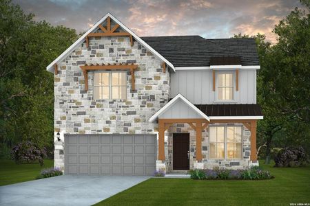 New construction Single-Family house 224 Wild Creek Rd, Seguin, TX 78155 plan Hamilton - image