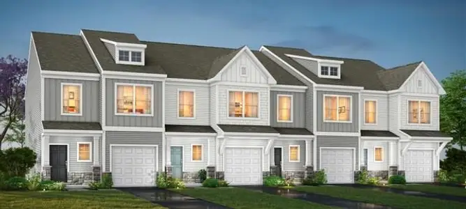 New construction Townhouse house 123 Flemingfield Rd, Greensboro, NC 27405 plan Haven TH - image