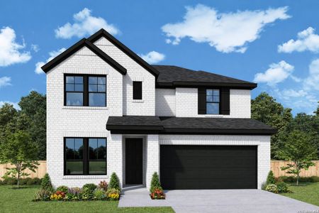 New construction Single-Family house 6066 Edna Pt, New Braunfels, TX 78130 plan The Holly - image