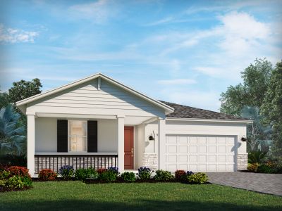 New construction Single-Family house 9049 Dahlia Circle, Port Saint Lucie, FL 34986 Corsica- photo 0