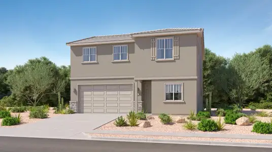 New construction Single-Family house 11778 W Meadow Brown Wy, Marana, AZ 85653 plan James - image