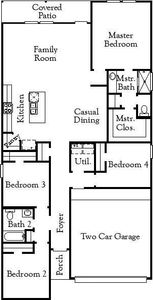 New construction Single-Family house 22026 Matera Vista Ln, Hockley, TX 77447 plan Cooke - Single Family Homes - image