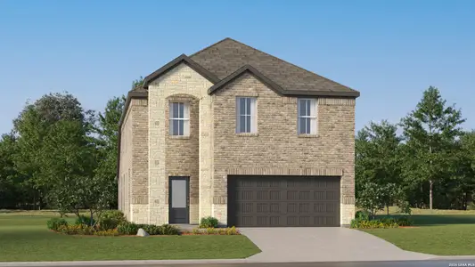 New construction Single-Family house 6531 Dacite Pl, Elmendorf, TX 78112 plan Santo - image