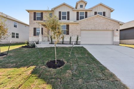 New construction Single-Family house 133 Divisadero Dr, Hutto, TX 78634 plan The Frontier (560) - image