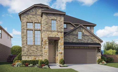 New construction Single-Family house 13712 Tucker Hedge Pass, Elgin, TX 78621 Enclave Series - Tahiti- photo 0