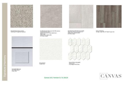 Design Selections.  Home is under construction and selections are subject to change.