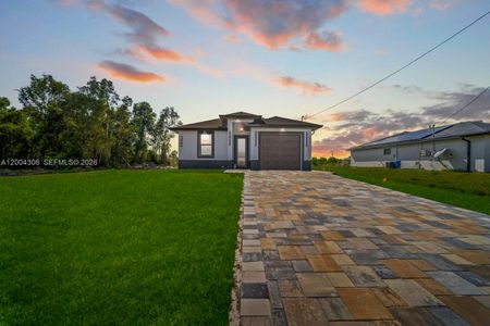 New construction Single-Family house 322 Ranch Ave, Lehigh Acres, FL 33974 - image