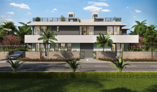 New construction Townhouse house 3290 Shipping Ave, Unit B, Miami, FL 33133 - photo 0