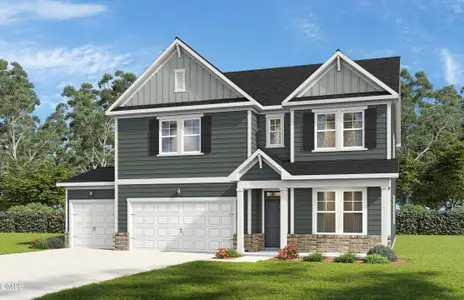 New construction Single-Family house 208 Gallant Pnes Dr, Holly Springs, NC 27539 plan The Beech B - image