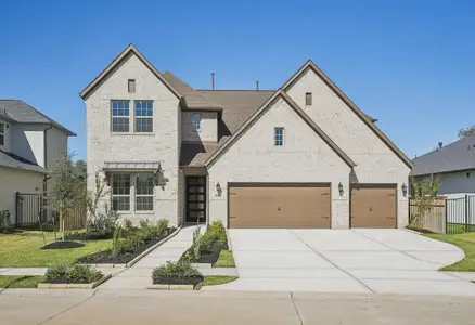 New construction Single-Family house 5159 Silverbell Ln, Montgomery, TX 77363 plan 5058 Elevation E - image