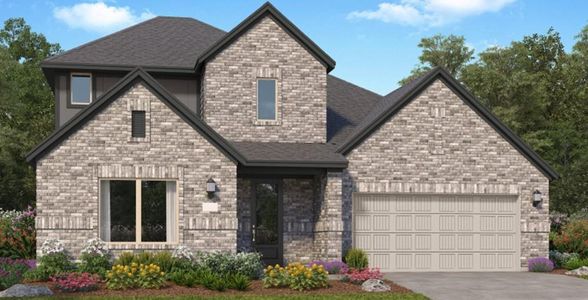 New construction Single-Family house 17907 Rillette Rd, Conroe, TX 77302 plan Somerset - image