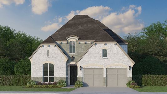 Plan 1572 Elevation D w/ Stone