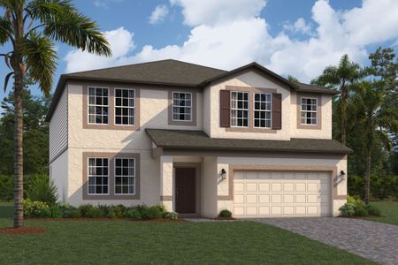 New construction Single-Family house 1933 Clary Sage Dr, Spring Hill, FL 34609 plan Mira Lago - image