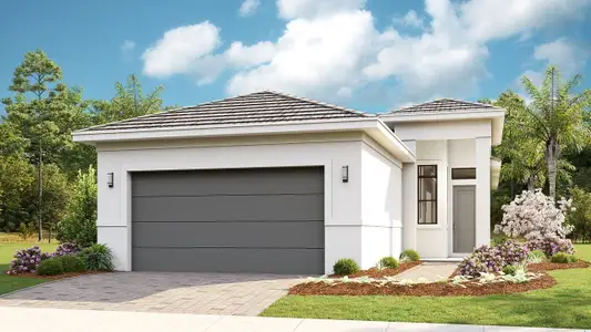 New construction Single-Family house 382 Se Via, Port St. Lucie, FL 34952 plan Caroline - image