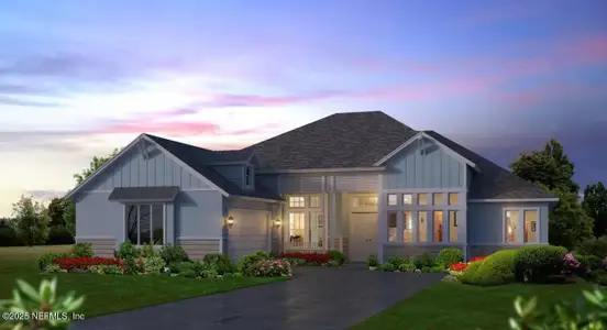 New construction Single-Family house 95393 Wild Cherry Dr, Fernandina Beach, FL 32034 Egret II- photo 0