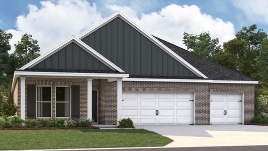New construction Single-Family house 935 Mewborn Farm Rd, Oakland, TN 38060 plan DENHAM - image