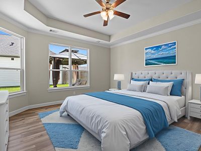 New construction Single-Family house 1218 Hidden Oaks Dr, Tomball, TX 77375 plan Portico - image 14