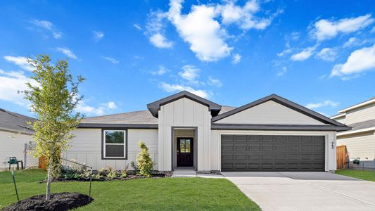 New construction Single-Family house 105 Golden Eagle Blvd, New Waverly, TX 77358 plan Texas Cali - image