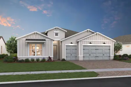 New construction Single-Family house 10386 Dreamweaver Rd, Port St. Lucie, FL 34987 plan Carver - image