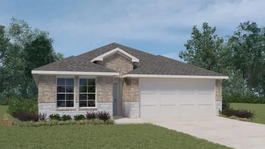 New construction Single-Family house 280 Mustang Lake Cir, Buda, TX 78610 plan The Gaven - image