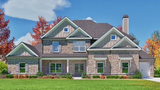 New construction Single-Family house 402 St Regis Dr, Oxford, GA 30054 plan (GA)The Woodmont | Side Entry - image