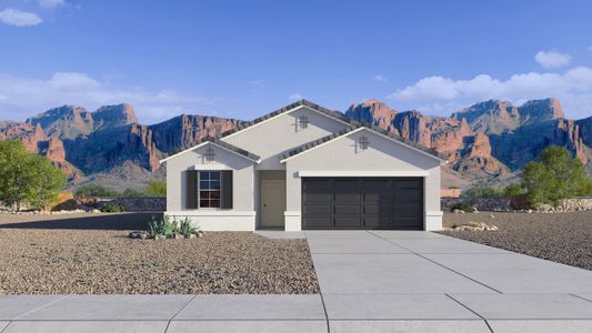 New construction Single-Family house 5476 S 254Th Gln, Buckeye, AZ 85326 plan Harris - image