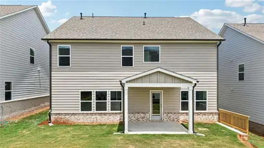 New construction Single-Family house 5512 Coalie Trce, Flowery Branch, GA 30542 plan Hampstead - image