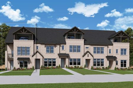 New construction Townhouse house 4831 Fuller Ct, Unit 1106, Irving, TX 75038 plan The Amos - image