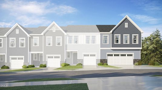 New construction Townhouse house 212 Deercroft Dr, Apex, NC 27539 - image