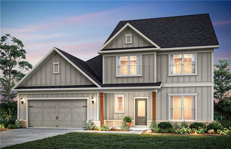 New construction Single-Family house 299 Rockledge Bnd, Powder Springs, GA 30127 - image