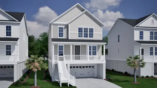 New construction Single-Family house Charleston, SC 29414 plan Folly - Coastal Collection - image